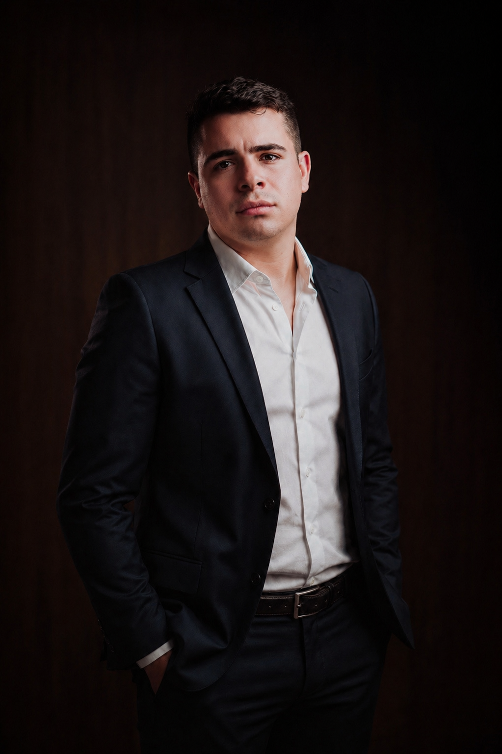 Danilo Moraes palestrando para empresários sobre marketing digital